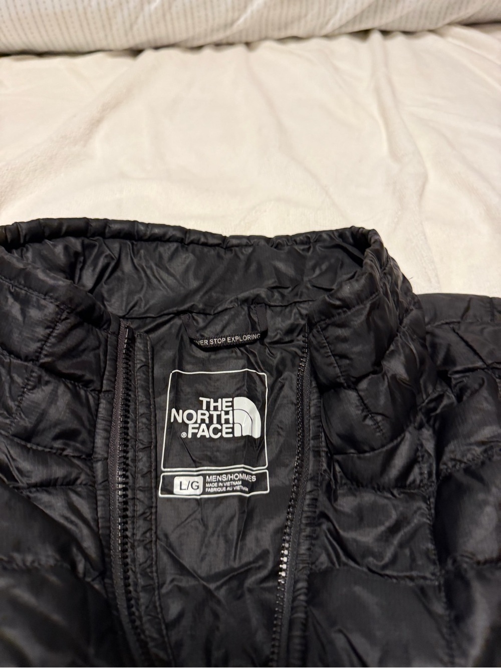 The North Face Black Men's Quilted Puffer Jacket